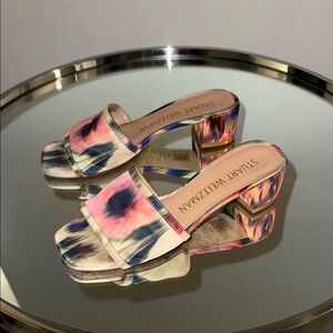 Stuart Weitzman Pink and Blue Heels